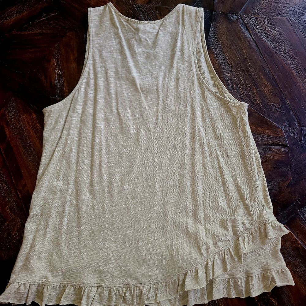 DOUBLE ZERO Ruffle Tank - Picture 4 of 4